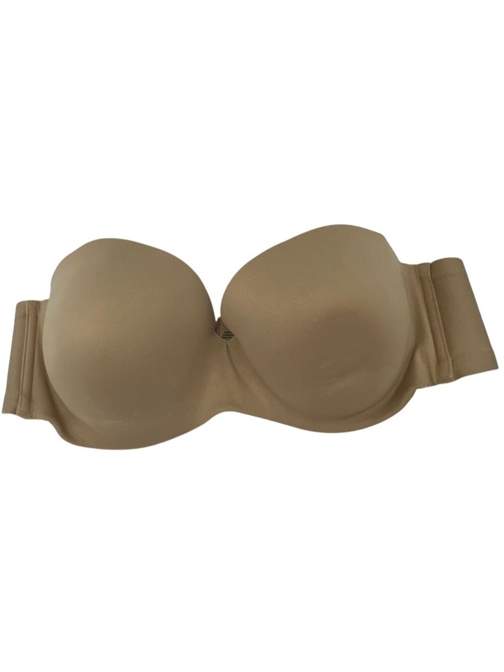Maidenform Women's Strapless Padded Push-Up Bra Stretch Size 38C Tan Solid